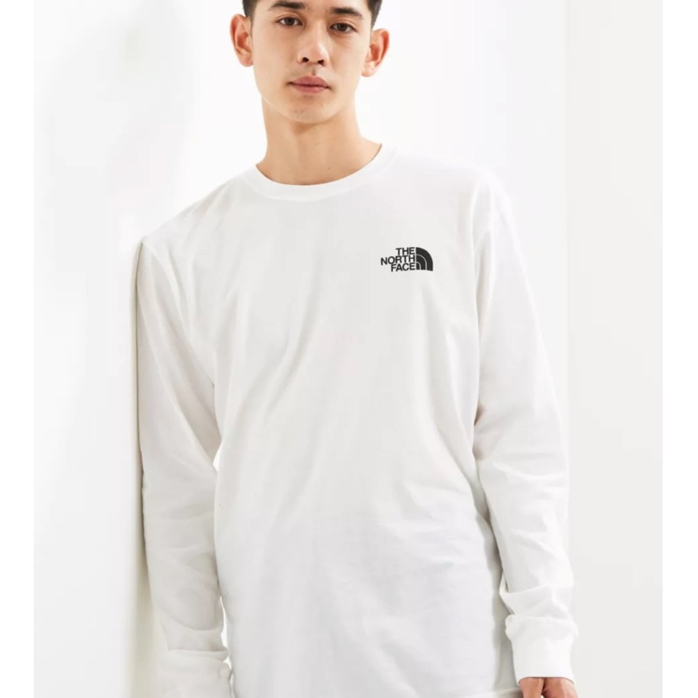The North Face Rainbow Box Logo Long Sleeve Tee